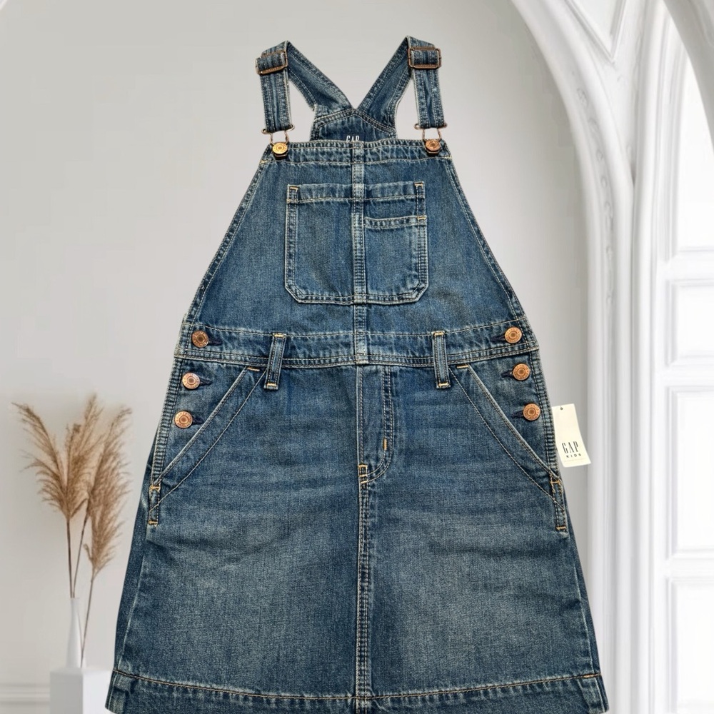 GAP Kids Blue Denim Overalls